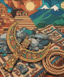 Resting Antique Incan Tumi Paint By Numbers