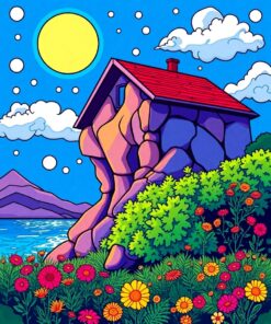 Azure Waters Paint Numbers