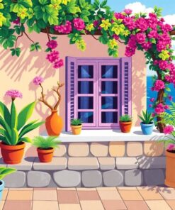 Resting By Tropical Sills Paint By Numbers