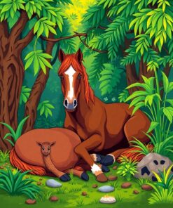 Equine Retreat Paint Numbers