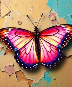 Resting Morpho Weathered Wall Paint By Numbers