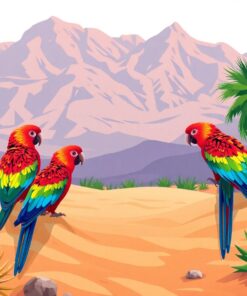 Desert Oasis Paint Numbers