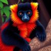 Ruffed Lemur Paint Numbers