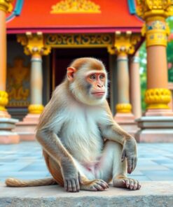 Temple Monkey Paint Numbers