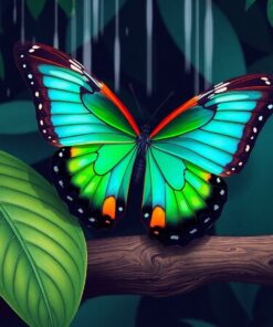 Tropical Morpho Paint Numbers