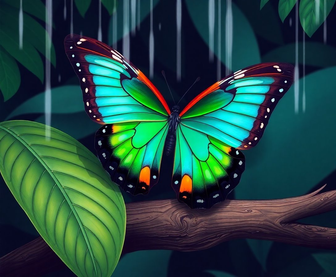 Tropical Morpho Paint Numbers Tropical Morpho Paint Numbers