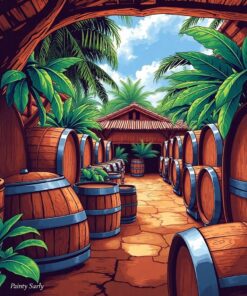 Oak Casks Paint Numbers