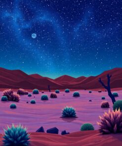 Desert Stars Paint Numbers