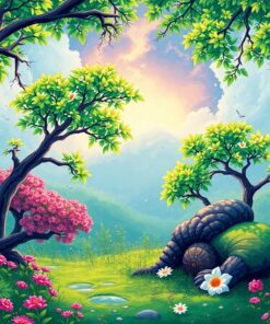 Resting Under Green Heavens Paint By Numbers