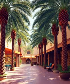 Vintage Palms Paint Numbers