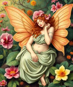 Botanical Nymph Paint Numbers