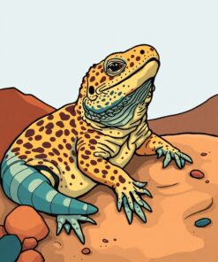 Vintage Chuckwalla Paint Numbers