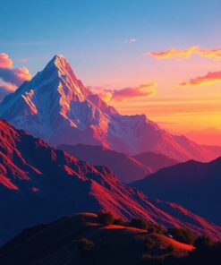 Summit Glow Paint Numbers