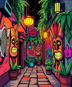 Tiki Art Paint Numbers