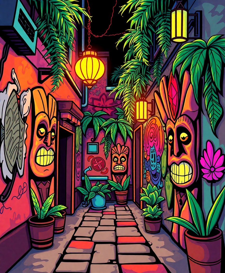 Tiki Art Paint Numbers Tiki Art Paint Numbers