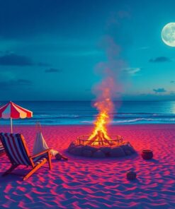 Bonfire Glow Paint Numbers