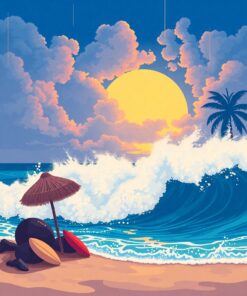 Monsoon Break Paint Numbers