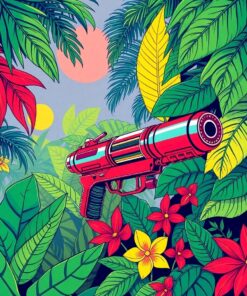 Tropical Foliage Paint Numbers