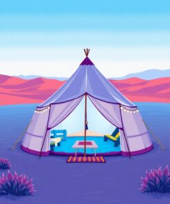 Lagoon Tent Paint Numbers