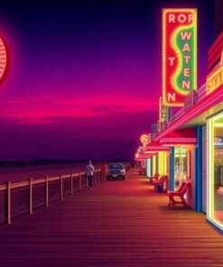 Neon Glow Paint Numbers