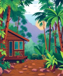 Jungle View Paint Numbers