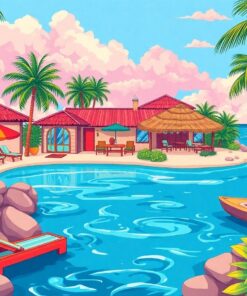 Island Hideaway Paint Numbers