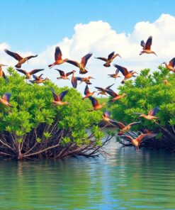 Mangrove Flock Paint Numbers