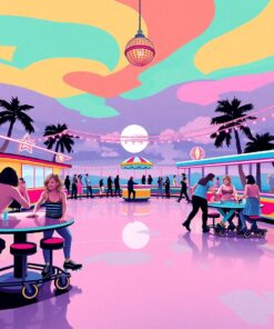 Roller Rink Paint Numbers