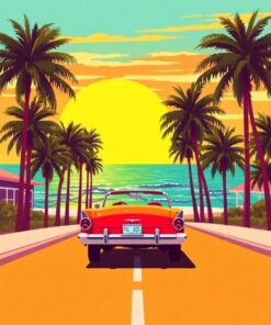 Sunset Drive Paint Numbers