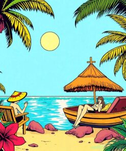 Tropic Secrets Paint Numbers