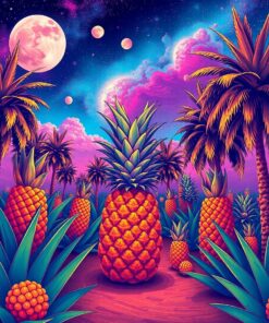 Pineapple Plantation Paint Numbers