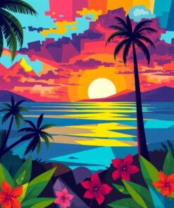 Hawaiian Dawn Paint Numbers