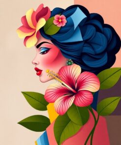 Hibiscus Maiden Paint Numbers
