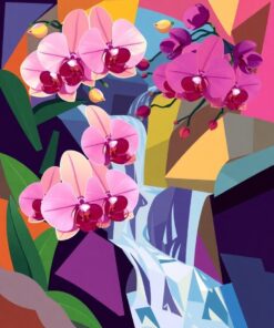 Orchid Cascade Paint Numbers