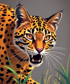 Feline Ambush Paint Numbers