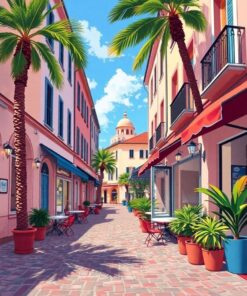 Palm Shadows Paint Numbers