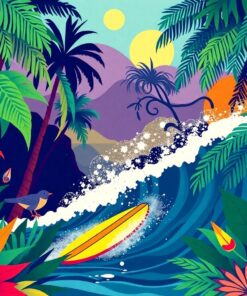 Jungle Surf Paint Numbers