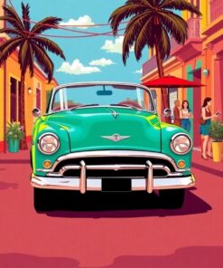 Retro Havana Celebration Paint By Numbers