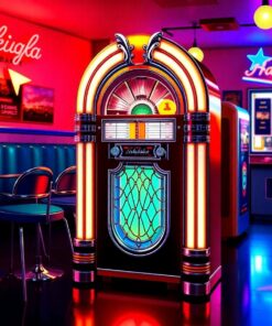 Jukebox Glow Paint Numbers