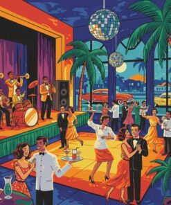 Retro Havana Nightclub Paint By Numbers