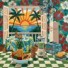 Retro Hawaiian Kitchen Still Paint By Numbers