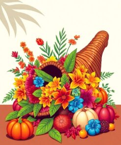 Thanksgiving Centerpiece Paint Numbers