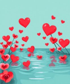 Heart Waters Paint Numbers