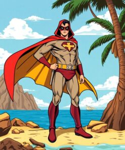 Caped Crusader Paint Numbers