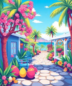 Holiday Grove Paint Numbers