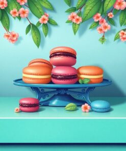 Macaron Display Paint Numbers