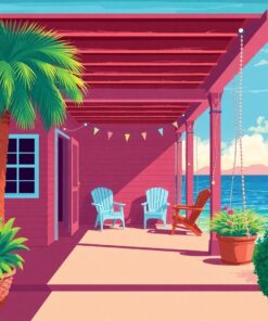 Porch Strings Paint Numbers