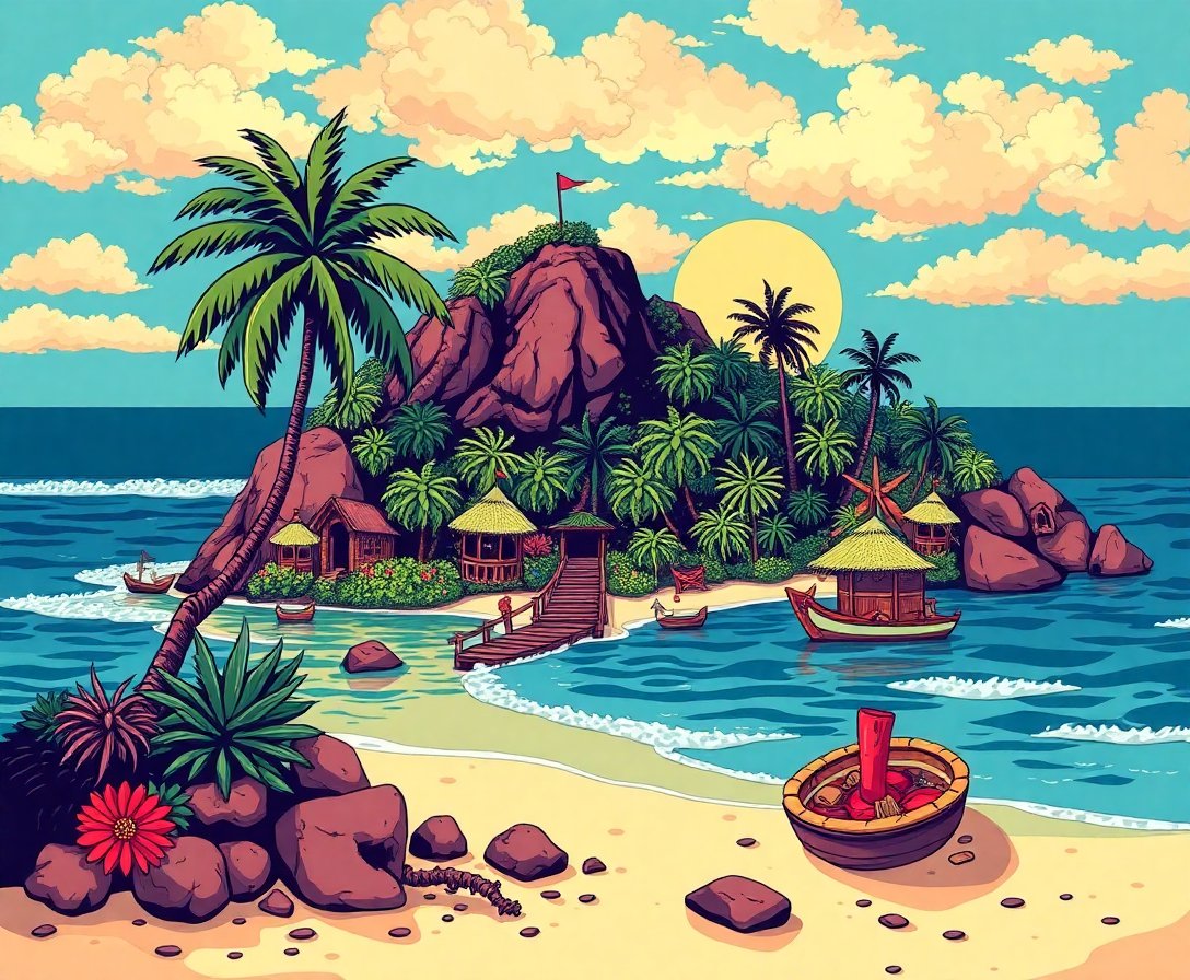 retro-island-pulp-mystery-paint-by-numbers-vintage-art