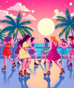 Roller Dance Paint Numbers