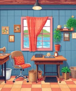 Seamstress Corner Paint Numbers